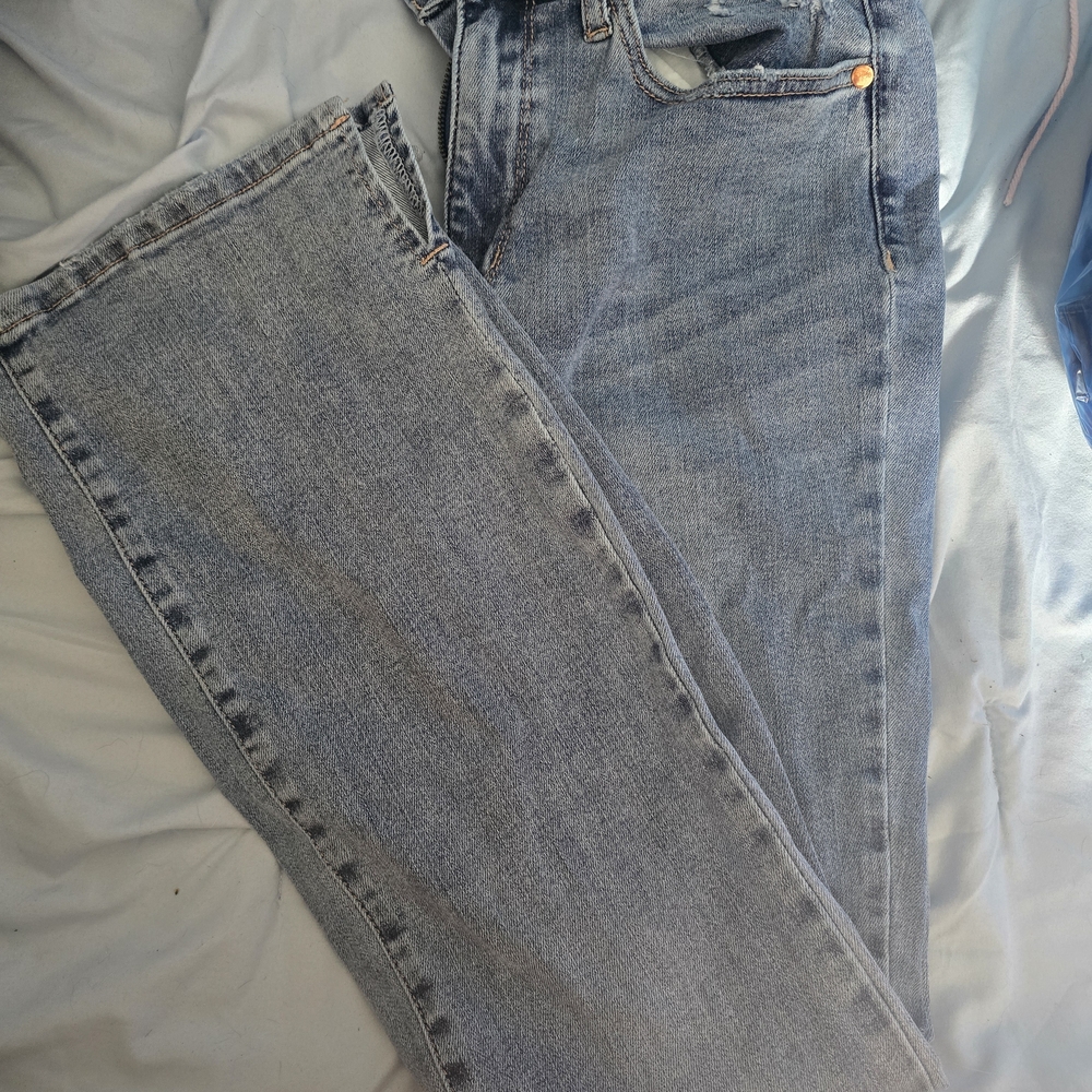 Judy Blue Light Blue Straight Leg Jeans